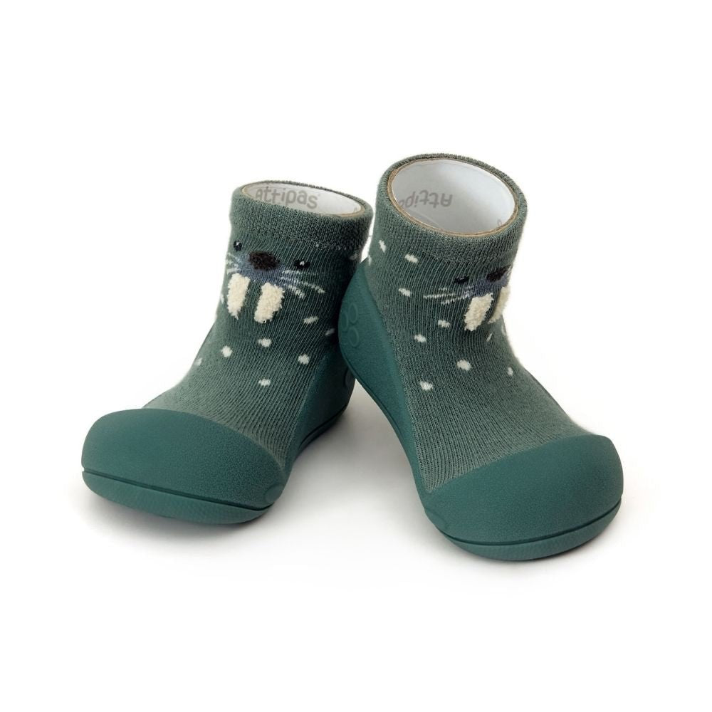 Attipas - León Marino Verde - Zootopía - Nudos Barefoot Shoes