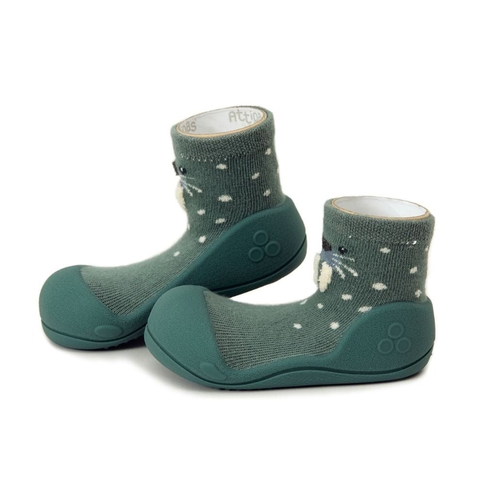 Attipas - León Marino Verde - Zootopía - Nudos Barefoot Shoes