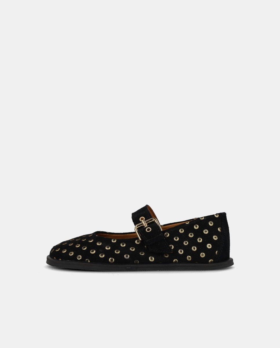 Bailarina GALAXY negra - Blanditos - Nudos Barefoot Shoes