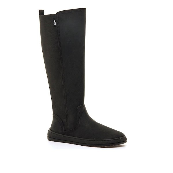 Bota Alta Sorbo Negro - Mustang Free - Nudos Barefoot Shoes