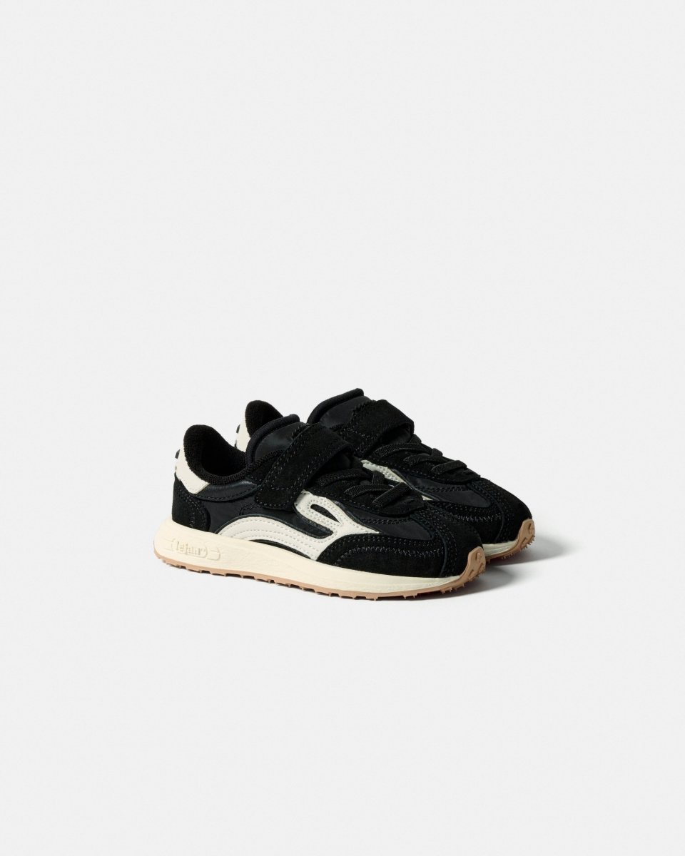 Lejan Melrose Kids - Black - Nudos Barefoot Shoes
