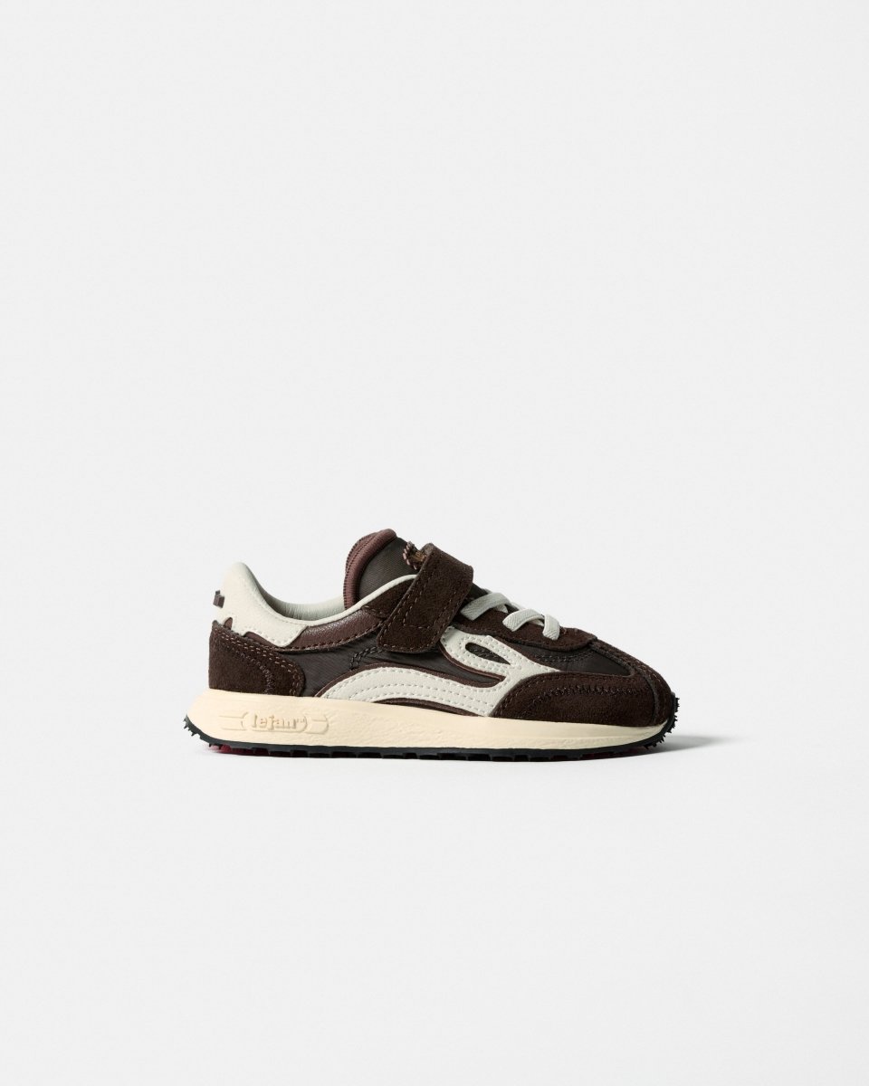 Lejan Melrose Kids - Dark Brown - Nudos Barefoot Shoes
