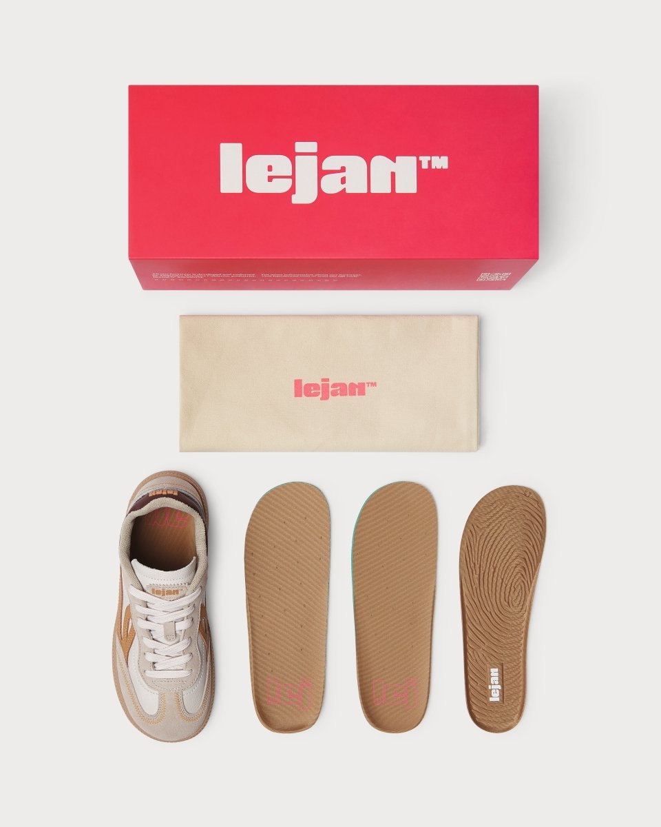 Lejan ONE Adulto - Crema - Nudos Barefoot Shoes