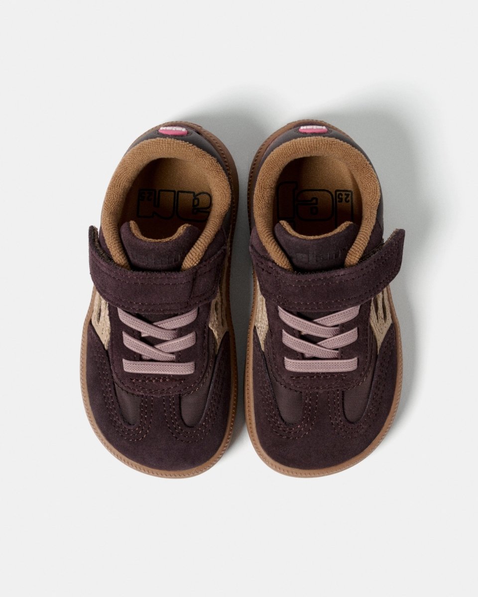 Lejan One Kids - Burgundy - Nudos Barefoot Shoes
