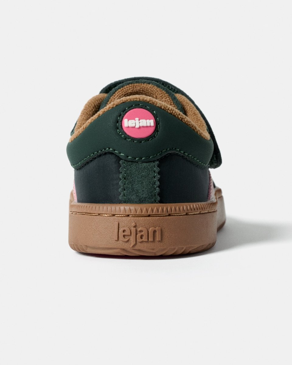 Lejan One Kids - Dark Green - Nudos Barefoot Shoes