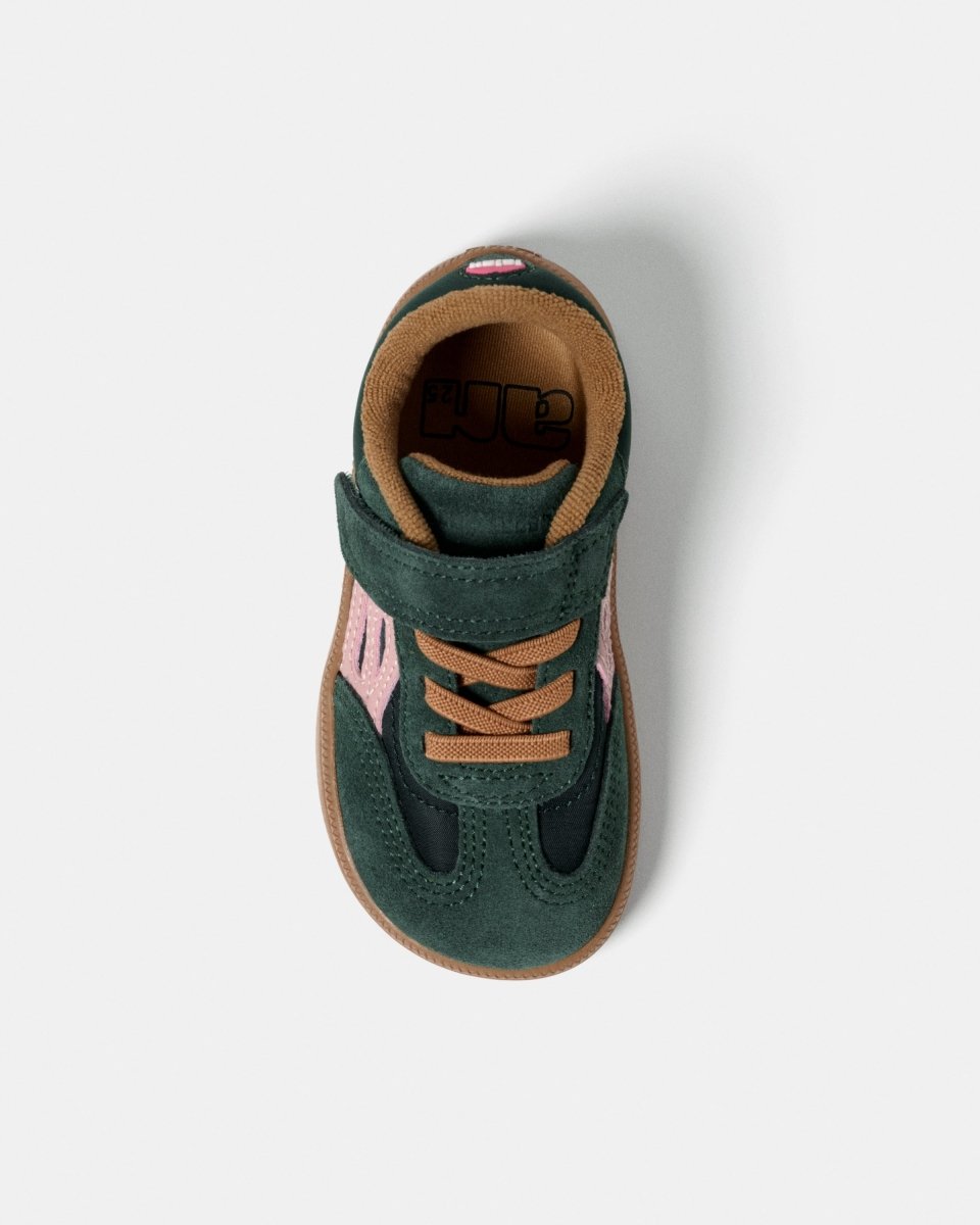 Lejan One Kids - Dark Green - Nudos Barefoot Shoes