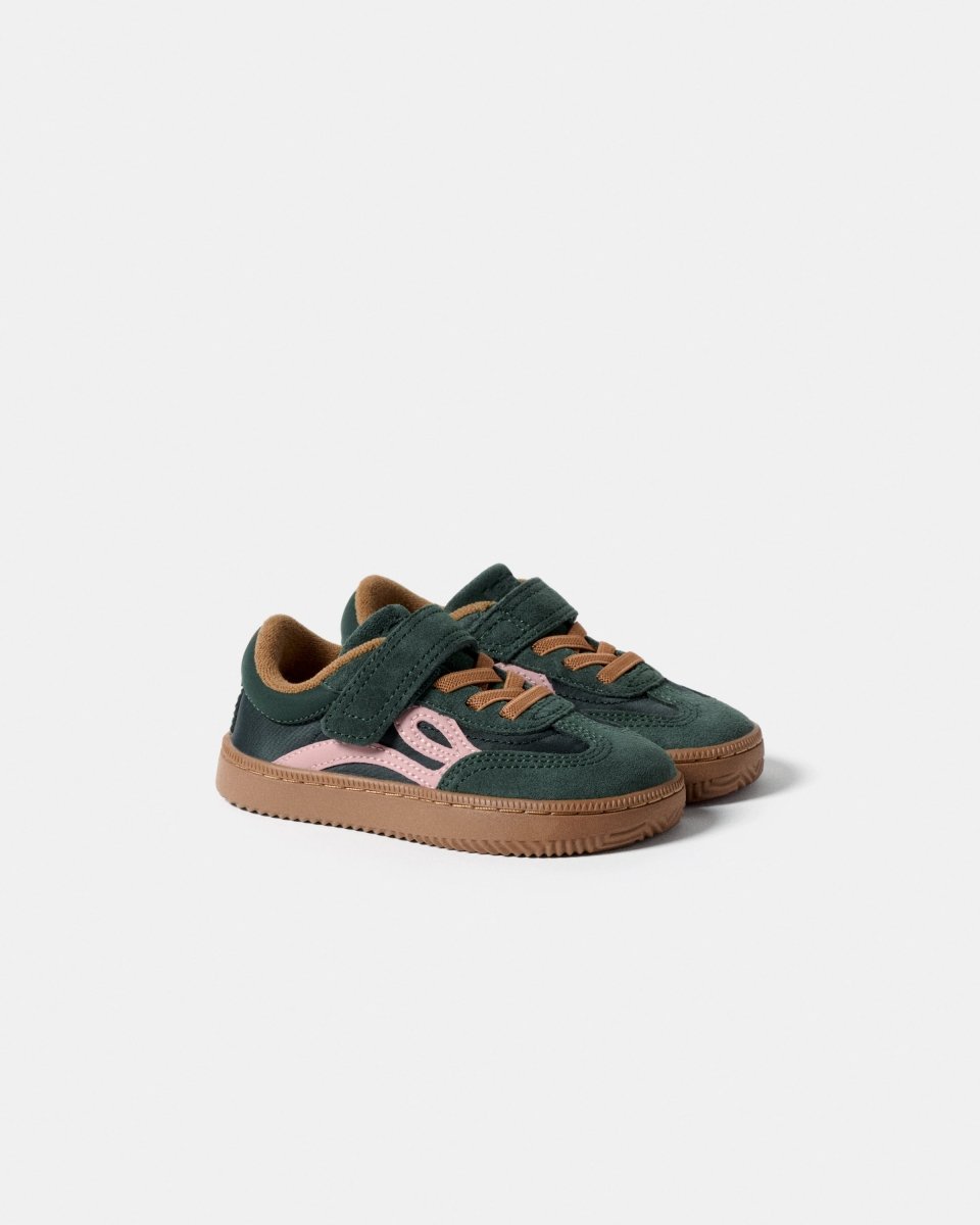 Lejan One Kids - Dark Green - Nudos Barefoot Shoes