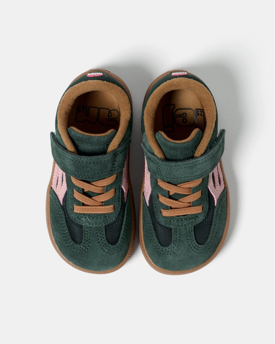 Lejan One Kids - Dark Green - Nudos Barefoot Shoes