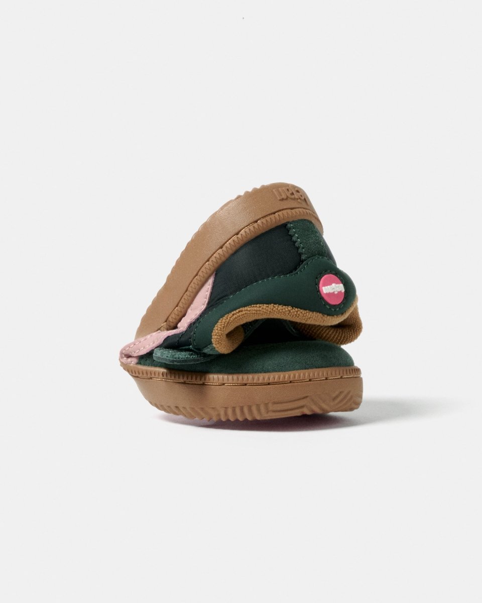 Lejan One Kids - Dark Green - Nudos Barefoot Shoes
