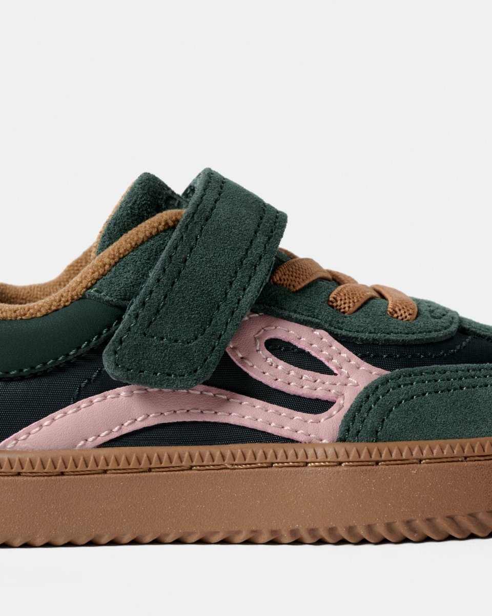 Lejan One Kids - Dark Green - Nudos Barefoot Shoes