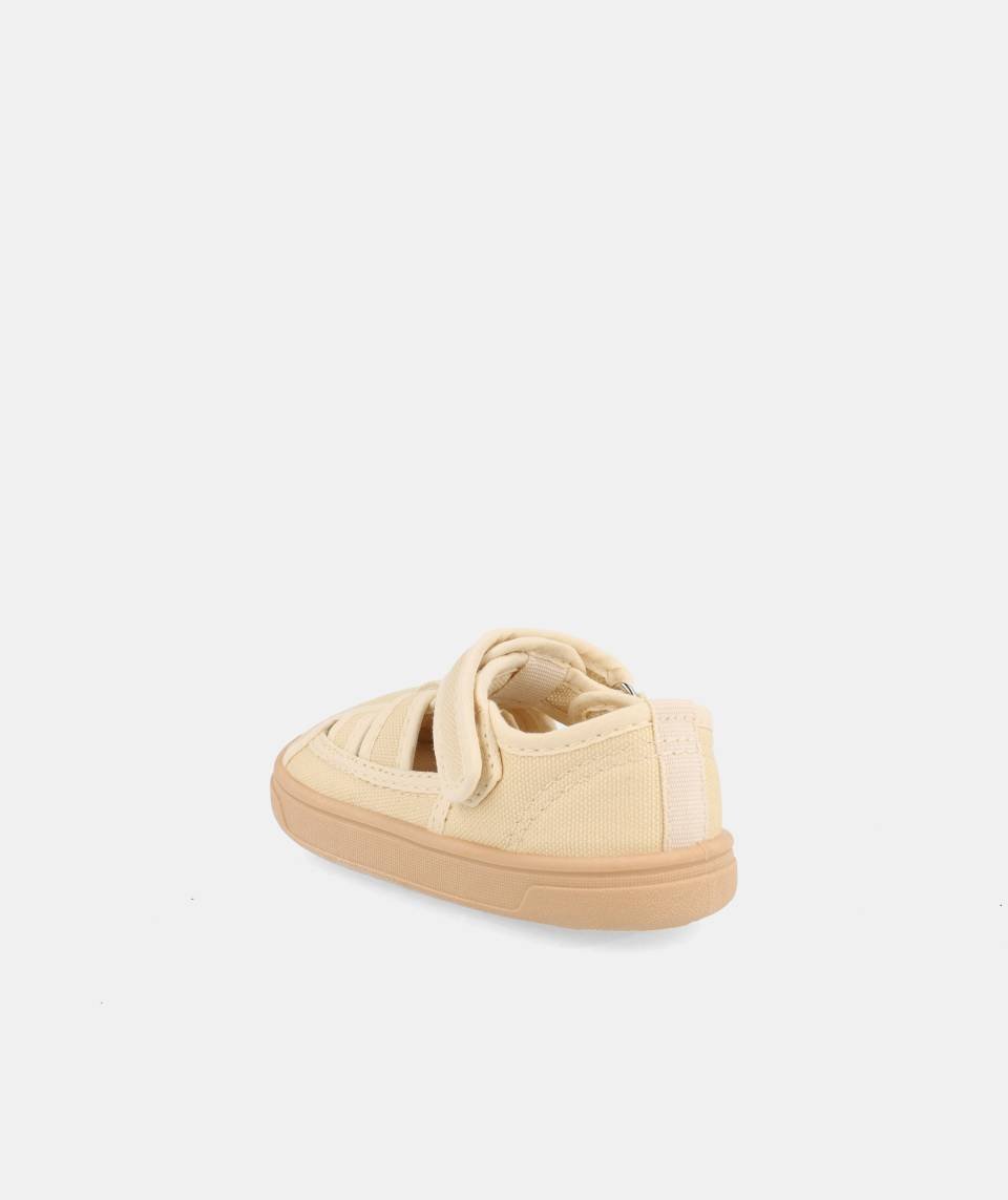 Lona Molly Beige - Blanditos by Crios - Nudos Barefoot Shoes