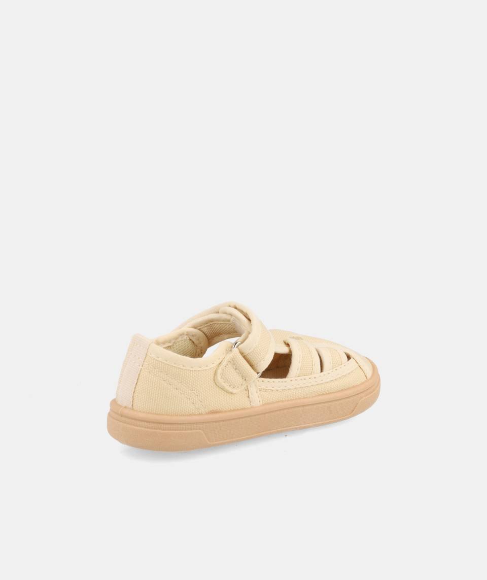 Lona Molly Beige - Blanditos by Crios - Nudos Barefoot Shoes