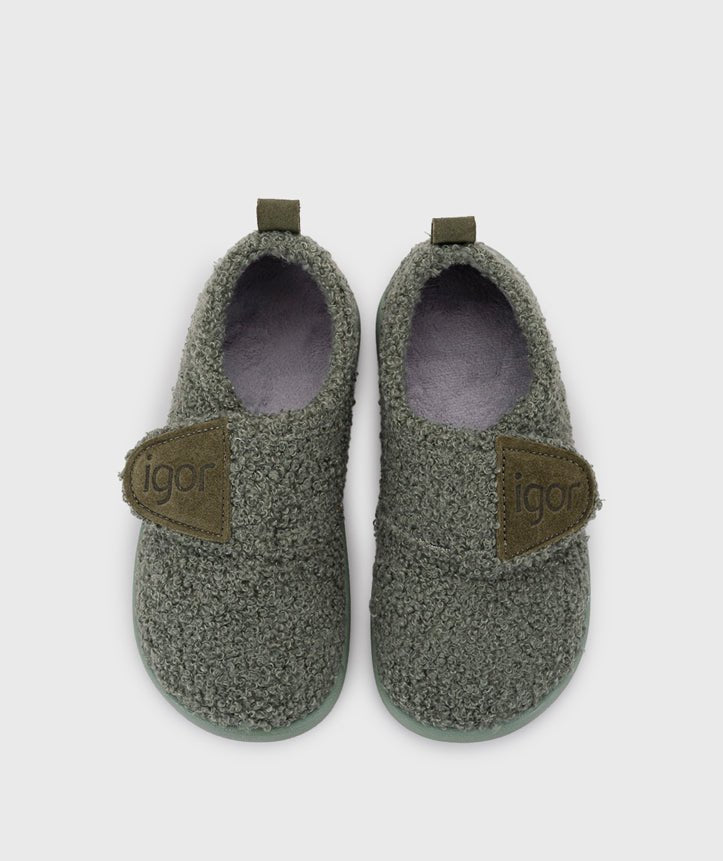 Pantuflas Rizo Verde - Igor - Nudos Barefoot Shoes