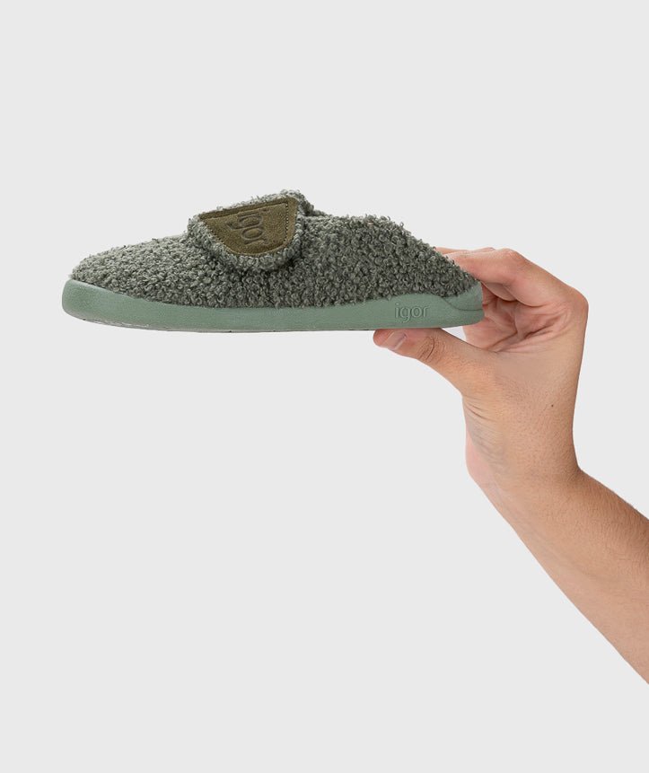 Pantuflas Rizo Verde - Igor - Nudos Barefoot Shoes