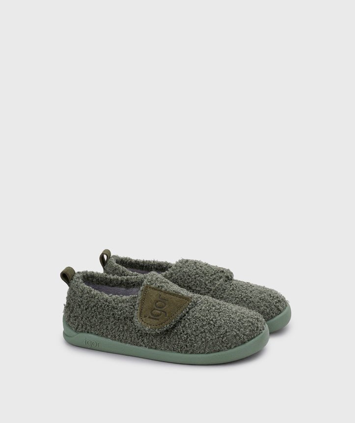 Pantuflas Rizo Verde - Igor - Nudos Barefoot Shoes