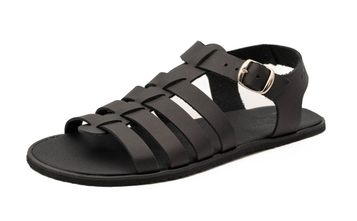 Sandalia barefoot Box Negro – FlexiNens - Nudos Barefoot Shoes