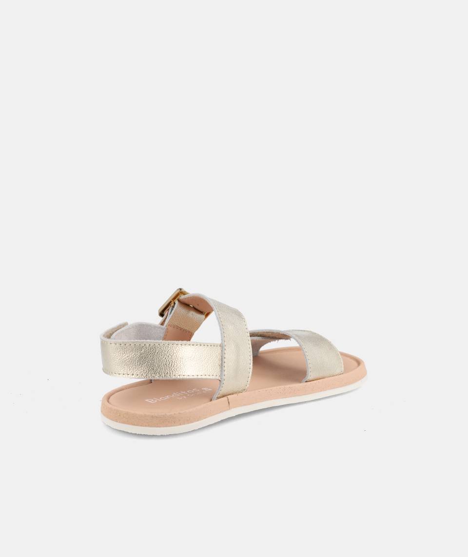 Sandalia Capri Champán - Blanditos by Crios - Nudos Barefoot Shoes