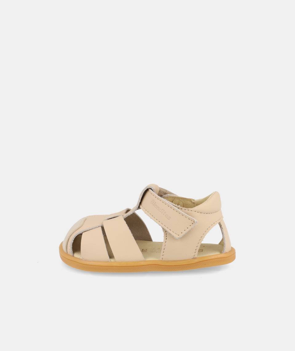 Sandalia Costa Beige - Blanditos by Crios - Nudos Barefoot Shoes