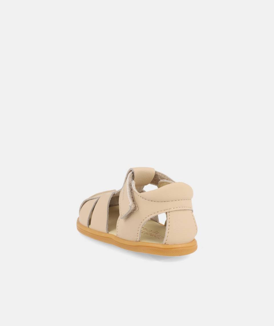 Sandalia Costa Beige - Blanditos by Crios - Nudos Barefoot Shoes