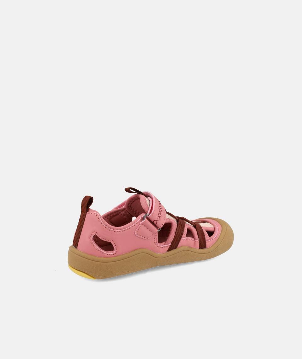 Sandalia Deportiva Olimpo Rosa - Blanditos by Crios - Nudos Barefoot Shoes