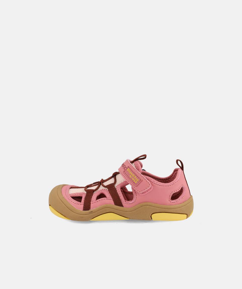 Sandalia Deportiva Olimpo Rosa - Blanditos by Crios - Nudos Barefoot Shoes