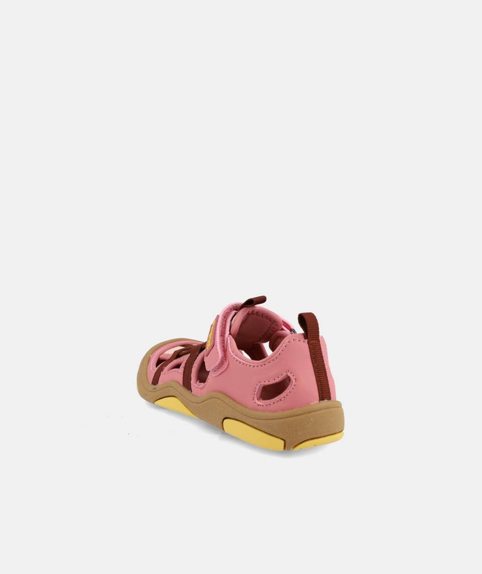 Sandalia Deportiva Olimpo Rosa - Blanditos by Crios - Nudos Barefoot Shoes