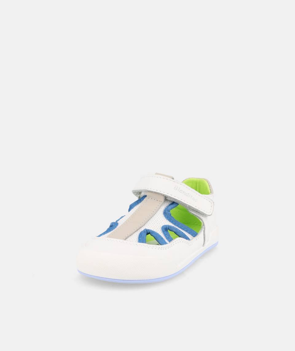 Sandalia Estela Blanco - Blanditos by Crios - Nudos Barefoot Shoes