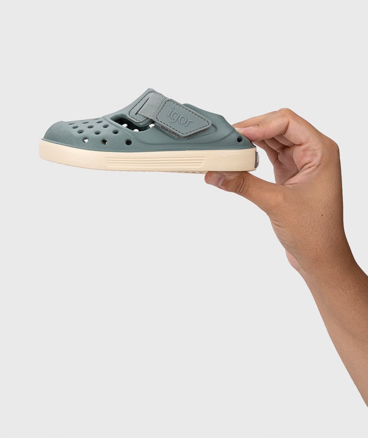 Sandalia Malibú Verde - Igor - Nudos Barefoot Shoes