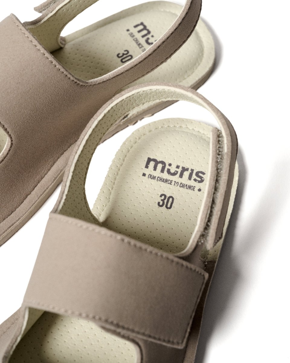 Sandalia Rio JR Taupe - Muris - Nudos Barefoot Shoes