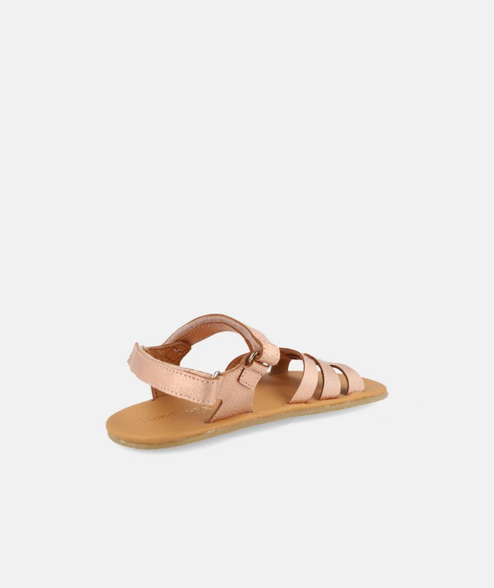 Sandalia Verona Salmón - Blanditos by Crios - Nudos Barefoot Shoes