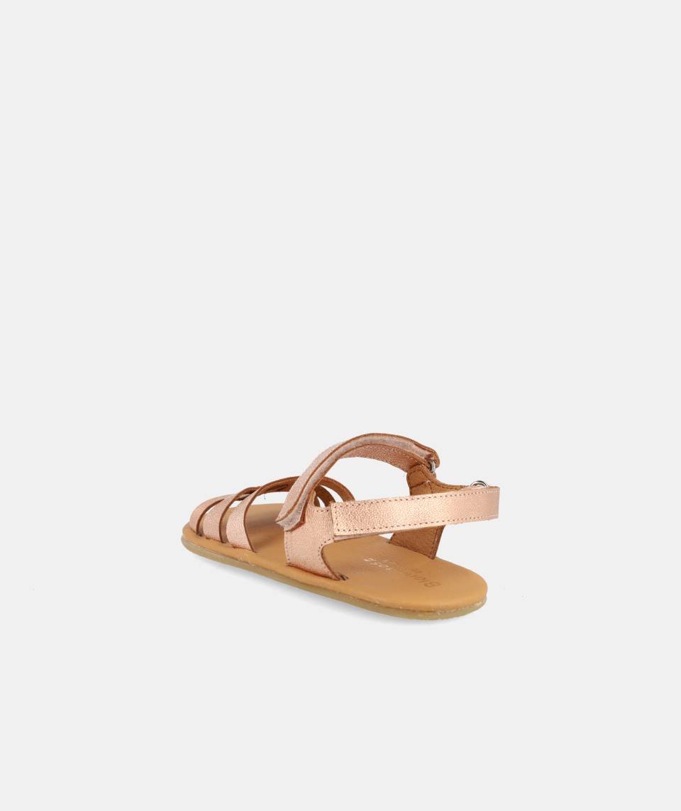 Sandalia Verona Salmón - Blanditos by Crios - Nudos Barefoot Shoes