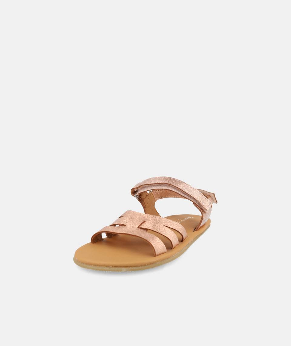 Sandalia Verona Salmón - Blanditos by Crios - Nudos Barefoot Shoes