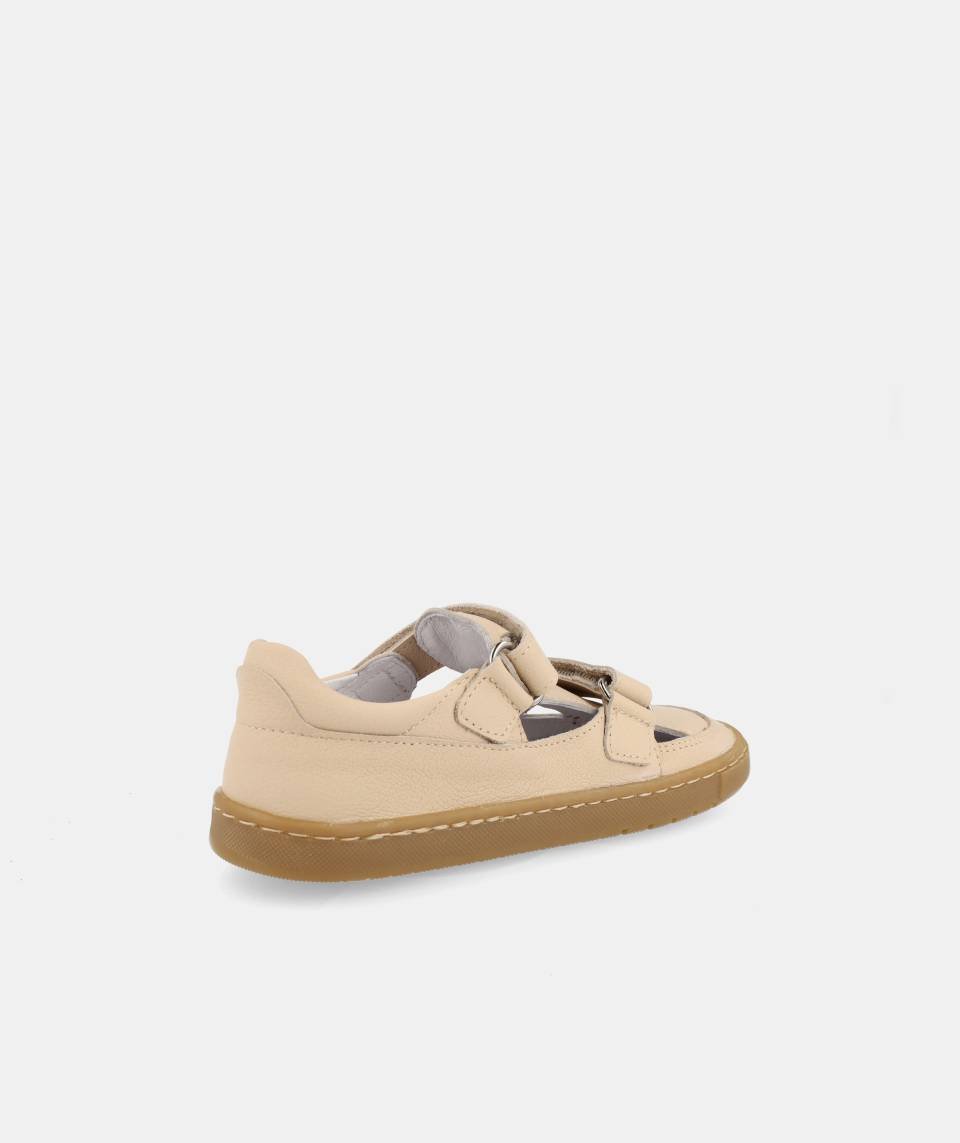 Sandalia Viento Beige - Blanditos by Crios - Nudos Barefoot Shoes