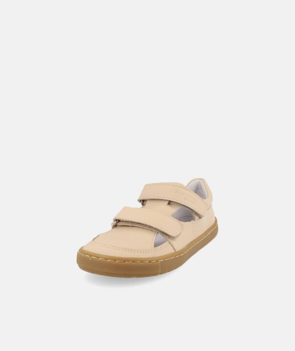 Sandalia Viento Beige - Blanditos by Crios - Nudos Barefoot Shoes