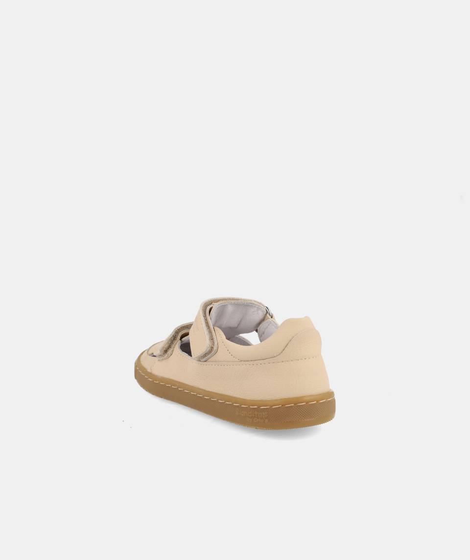 Sandalia Viento Beige - Blanditos by Crios - Nudos Barefoot Shoes