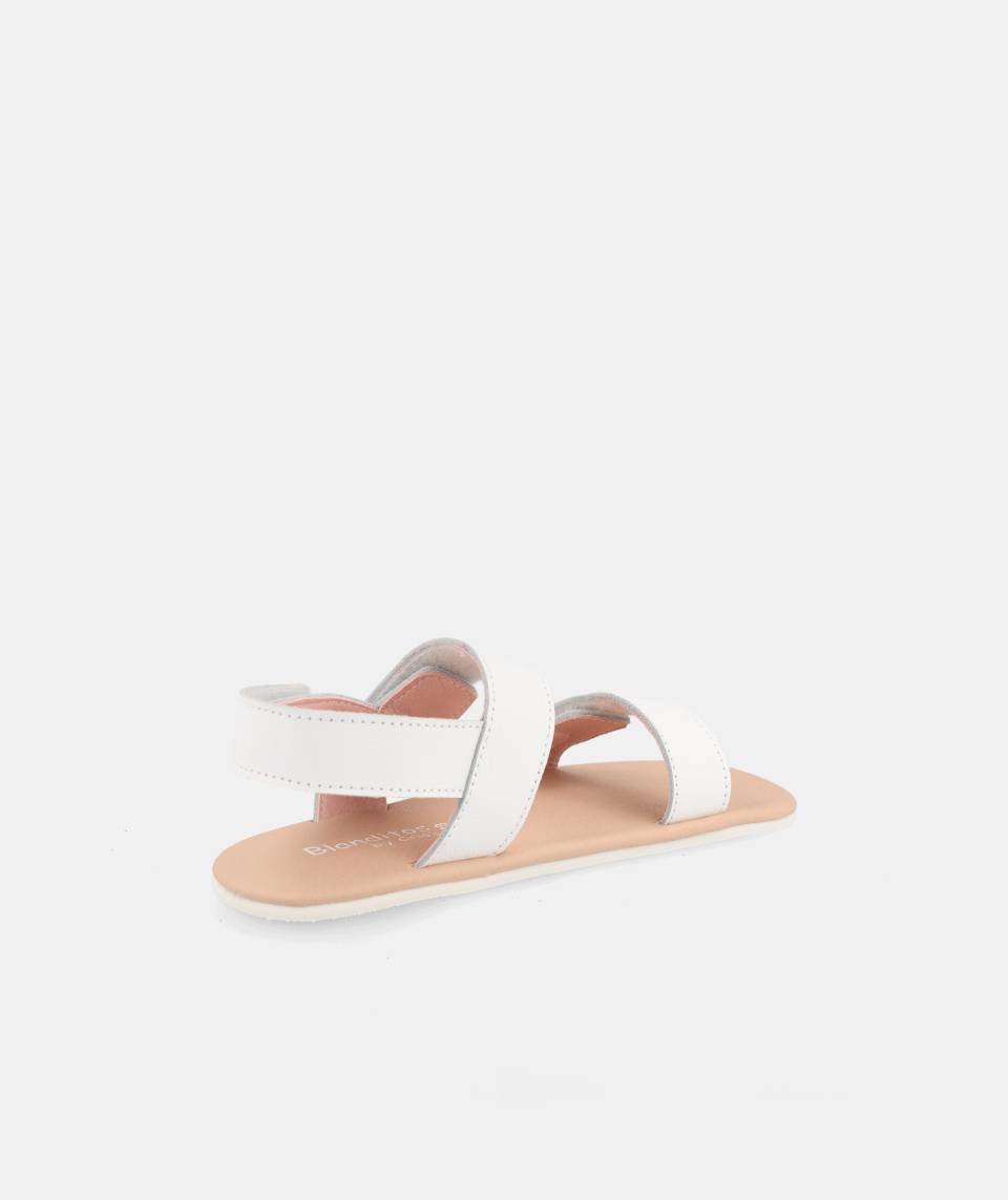 Sandalia Zanzibar Blanco - Blanditos by Crios - Nudos Barefoot Shoes
