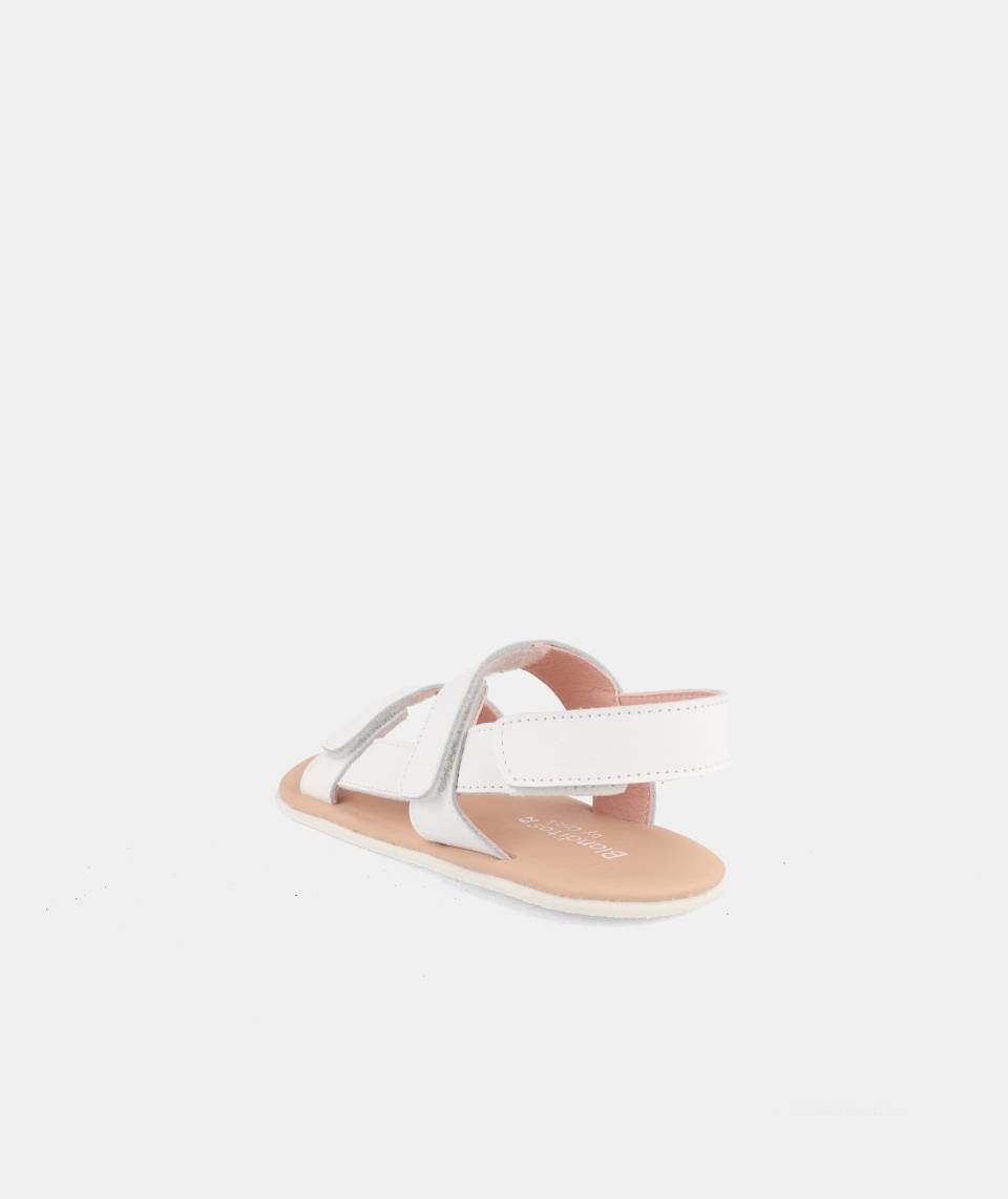Sandalia Zanzibar Blanco - Blanditos by Crios - Nudos Barefoot Shoes