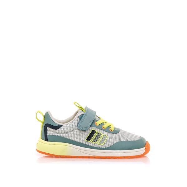 Zapatilla barefoot infantil Mustang Free 49045 TPU petroleo / zyko 86 gris - Nudos Barefoot Shoes