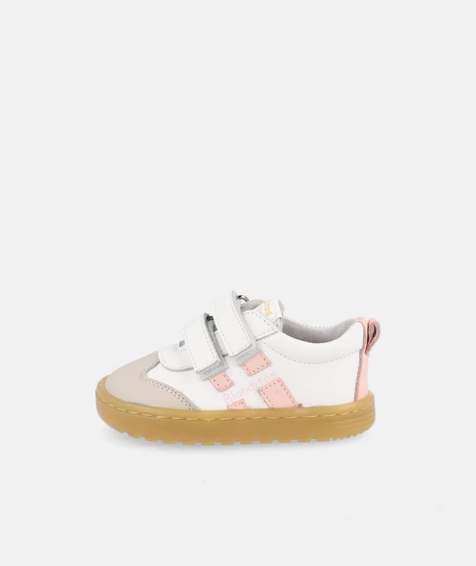 Zapatilla Lisboa Rosa - Blanditos by Crios - Nudos Barefoot Shoes