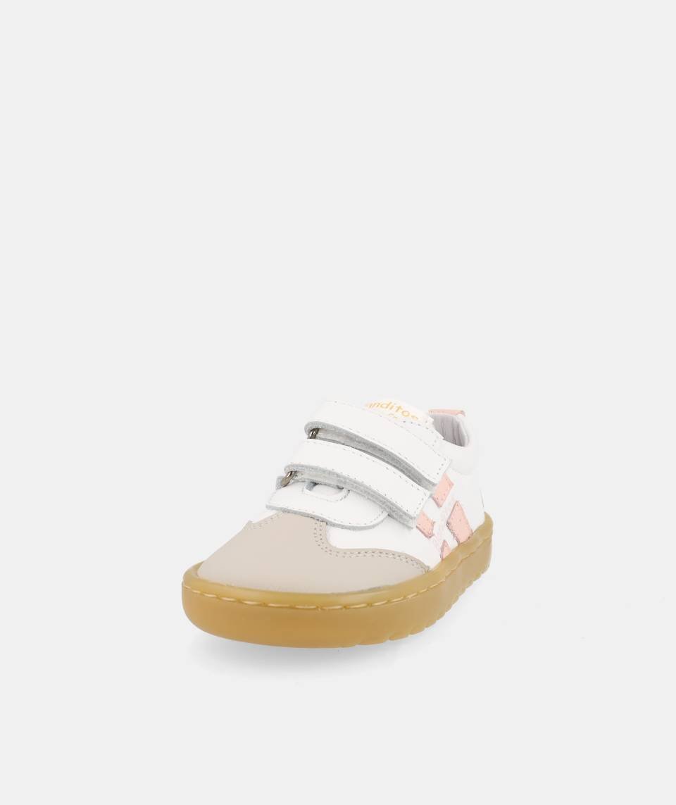 Zapatilla Lisboa Rosa - Blanditos by Crios - Nudos Barefoot Shoes