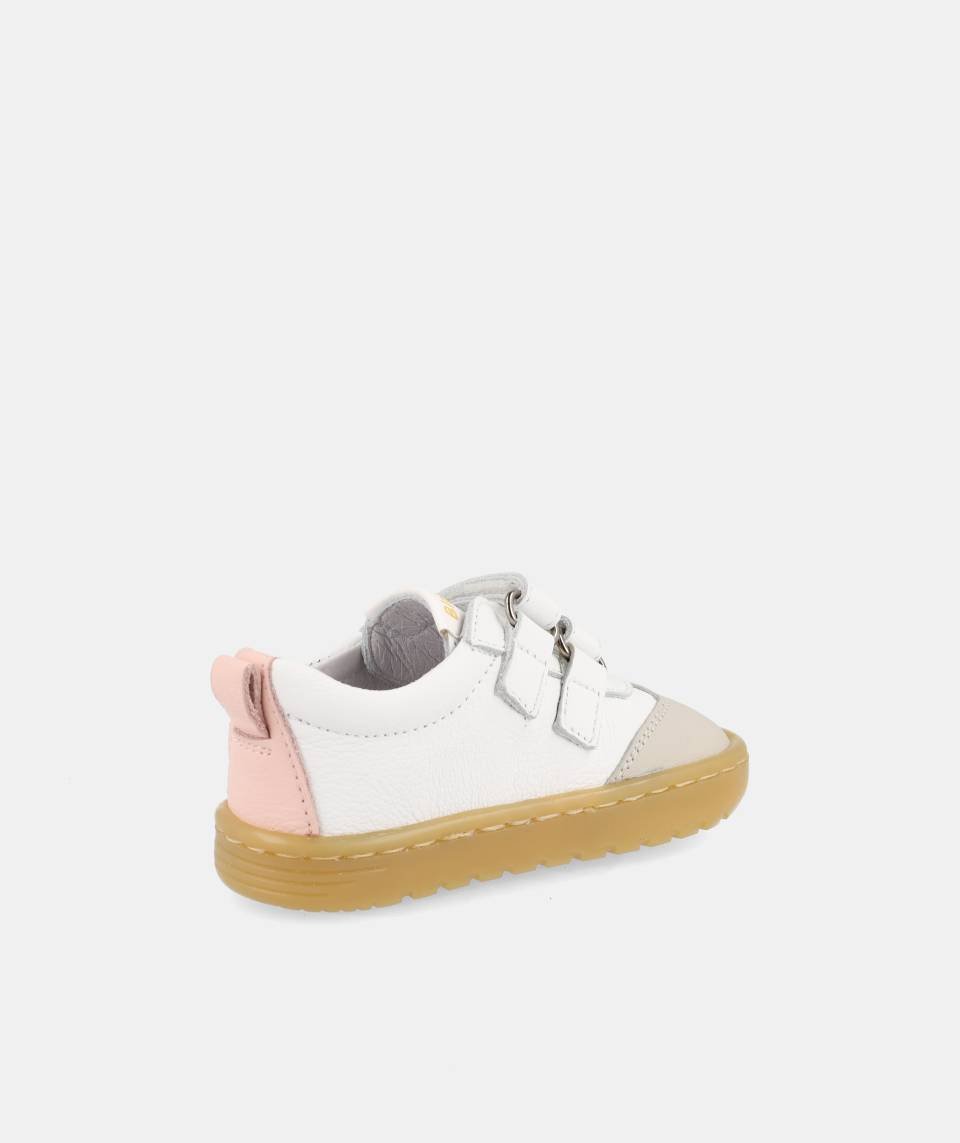 Zapatilla Lisboa Rosa - Blanditos by Crios - Nudos Barefoot Shoes