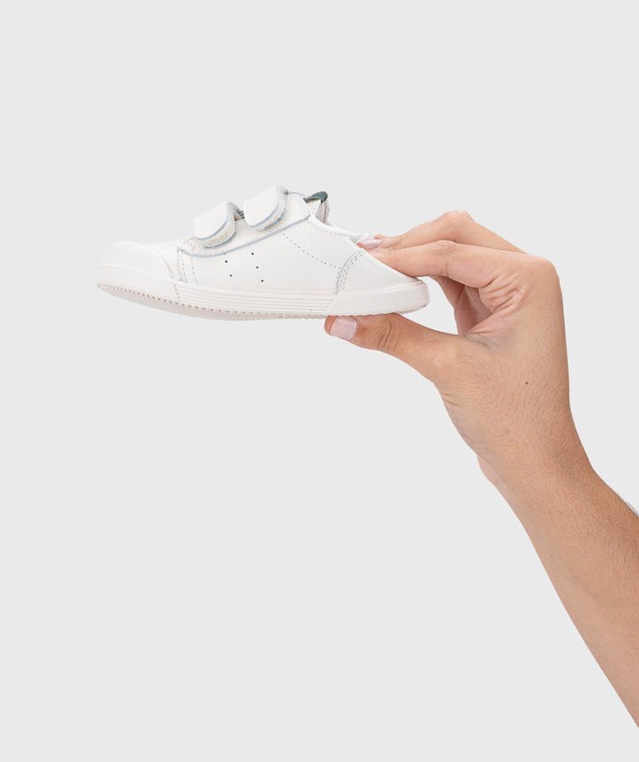 Zapatilla Piel Blanco - Igor - Nudos Barefoot Shoes