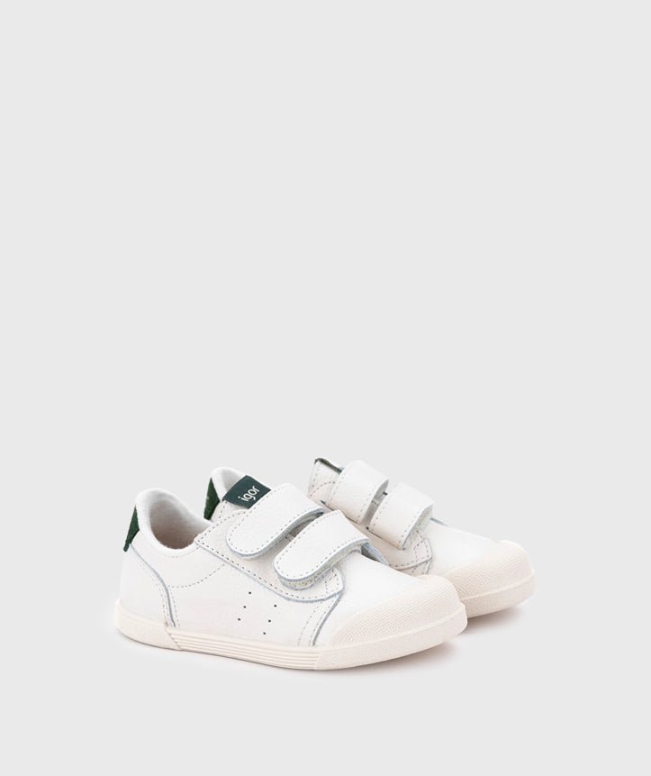 Zapatilla Piel Blanco - Igor - Nudos Barefoot Shoes